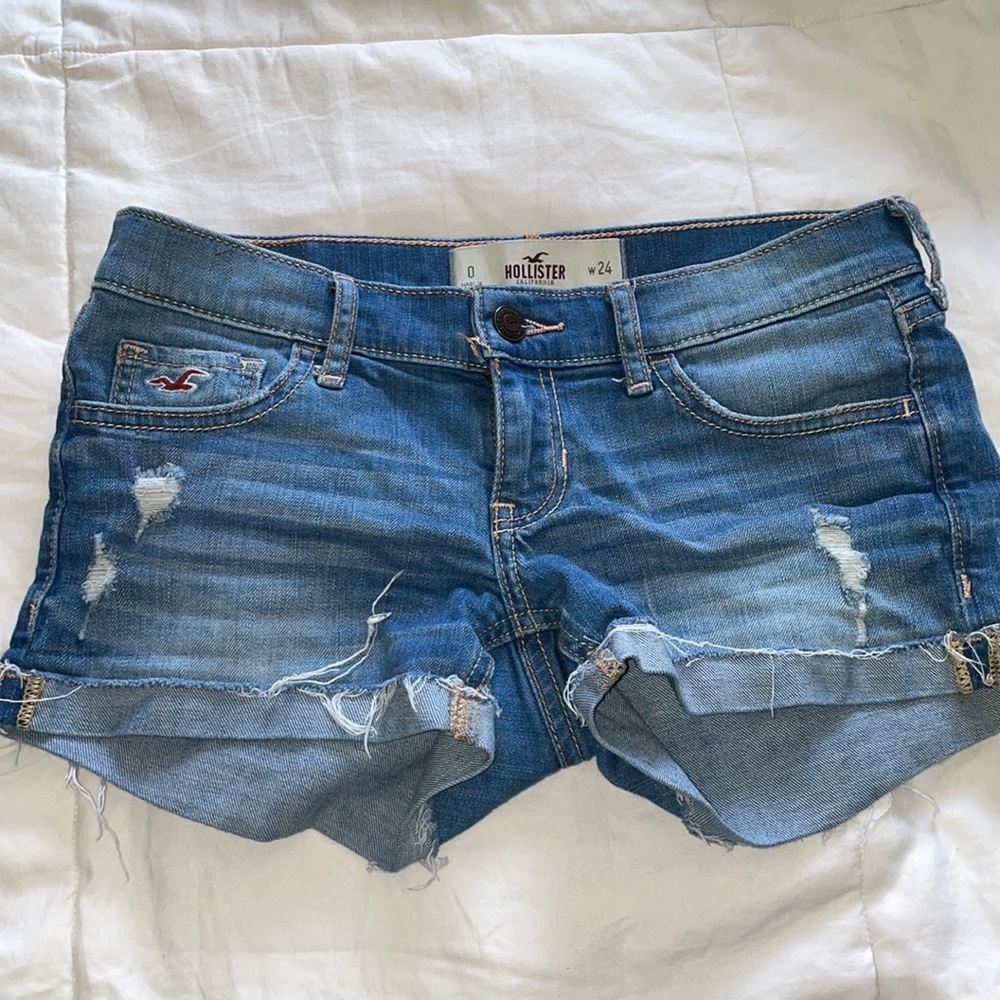 Hollister Denim shorts size 0